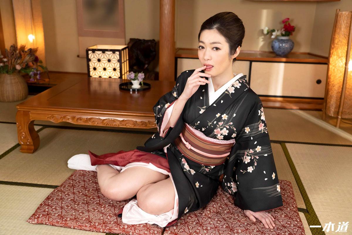 Ryu Enami caribbeancom Kimono Geisha porn JAV 05