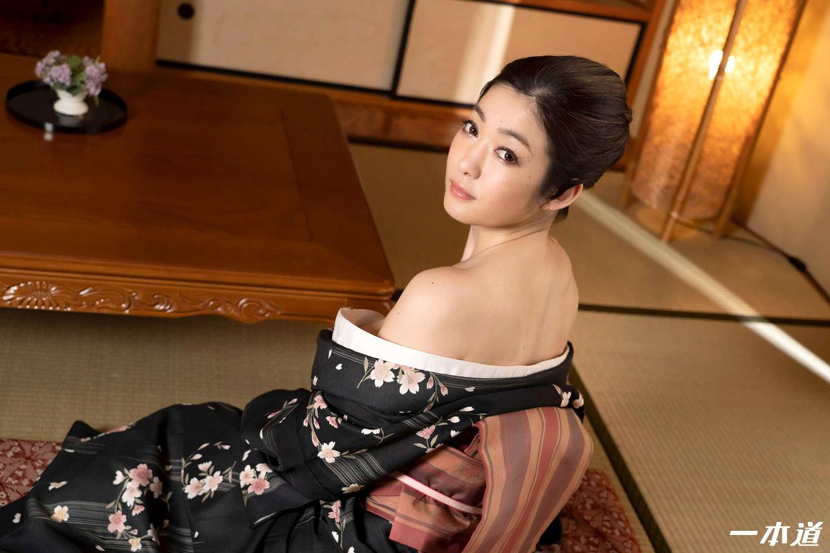 Ryu Enami caribbeancom Kimono Geisha porn JAV 09